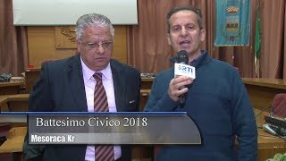 Battesimo civico -  Mesoraca  2018