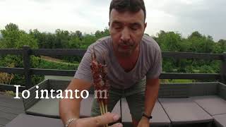 ARROSTICINI AL BBQ CON FORNACELLA FAI DA TE #food #abruzzo