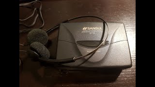 Sansui HS-100 portable cassette player