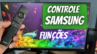 ANÁLISE DAS FUNÇÕES DO CONTROLE REMOTO samsung SMART MONITOR M5