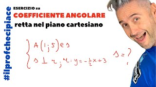 esercizio RETTE PERPENDICOLARI, geometria analitica, retta nel piano cartesiano