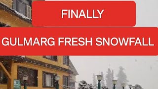 LIVE HEAVY SNOWFALL  STARTS GULMARG  || GULMARG  MEI BARAF BARI 2024 || @suhailkhanns #ytshorts