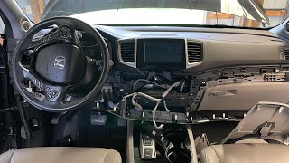 How to remove Honda Pilot dashboard trim and gauge cluster