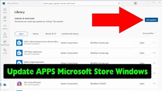 How To Update Microsoft Store Apps On Windows 10 or 11