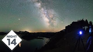 Brilliant & Stunning Crater Lake Milky Way Photography | Night 14 | #TheGreatMilkyWayChase Vlog