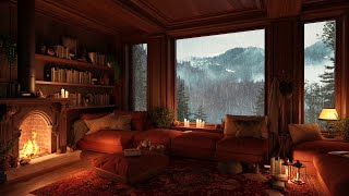 The Good Thunderstorm, Fireplace & Dimmed Lights | Cozy Nook Ambience