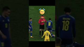 Football referee funny moments 😂! #funnyfootball #shorts