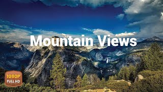 Soaring Over Mountains: Relaxing Music and Scenic Views - Full HD Video