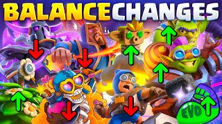 MASSIVE BALANCE UPDATE! OCTOBER 2024! - Clash Royale