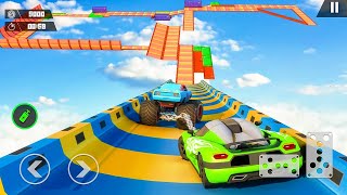 Chained Car Stunts - Impossible Stunt Car Tracks 3D - Car Stunts Game Video - Android Gameplay