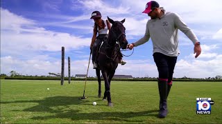 Beach Polo World Cup held in Miami