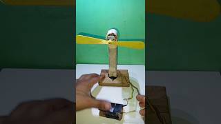 How To Make DIY Table Fan at home with DC motor#shots #rudra