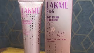 Lakme 9 To 5  CC Cream, SPF 30 PA++,30 g  HOW To choose correct shades #lakme