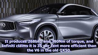 New infiniti qx50 revealed: first details of world-first petrol engine tech