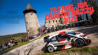 Testing For WRC CROATIA 2023 | FLAT OUT | JUMPS | FORD & TOYOTA | Max Attack | PURE SOUND