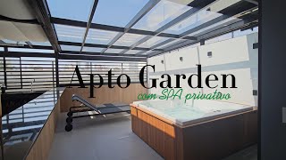 Apto Garden em São Paulo, Zona Oeste, com spa na sala!