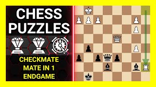 Chess Puzzles to Practice. Themes: Checkmate, Mate in 1, Endgame. Learn Chess