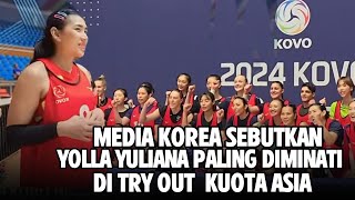 Media Korea Sebut Yolla Yuliana Jadi Pemain Paling Diminati Klub V-League di Try Out Kuota Asia KOVO