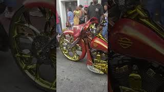 Hardest bagger on 30in wheel posted on Bourbon street New Orleans #nola #bagger #neworleans #viral