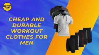 Cheap and Durable Workout Clothes for Men - Universal Goods Hub