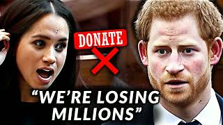 Harry and Meghan Markle's foundation being banned from collecting donations...