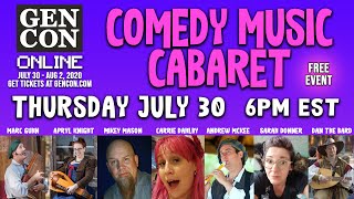 Comedy Music Cabaret | Gen Con 2020