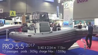 Zodiac Pro 5.5 Présentation Salon Nautic Paris