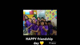 "Happy friendship day "