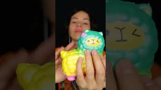 ASMR TAPPING ANIMALES SQUISHY 🐙🐌🦙🙊🐱🌈