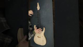 Perfect Neck Pocket Fit on a Custom Built Guitar