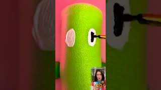 FUNNY GREEN CRAFT FROM A DOLL by 123GO! Reacts #shorts