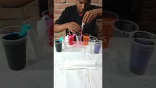 Science Experiment। Water Transfer Glass to Glass using Tissue papers #shorts #scienceexperiment