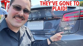 Step Inside the New TESLA Model S Plaid with Me!