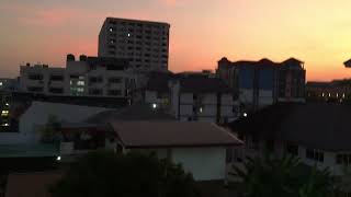 Twilight on my private Balcony in Chiang Mai Thailand