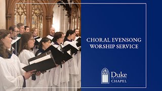 Choral Evensong Worship Service - 11/24/24