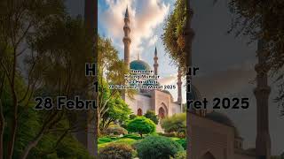 Ramadan Hitung Mundur 123 Hari Lagi 28 Februari - 30 Maret 2025