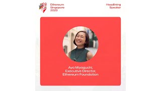 Opening Address | Aya Miyaguchi | ETHSG23