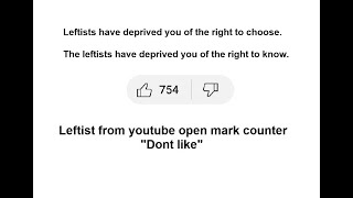 Youtube removing dislikes is bad actually.