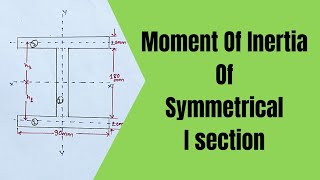 Moment of Inertia of symmetrical I-section || Structural Analysis