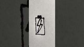 How to draw a battery