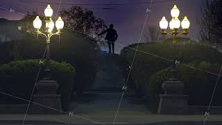 Rear view of a monument in the name of Yakov Sverdlov in ekaterinburg, Russia. Stock footage. Late