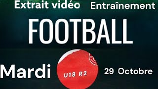 sc Berre u18 R  extrait vidéo entraînement du mardi 29 Octobre  2024