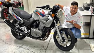 ACELERANDO HONDA CB500 CARBURADA 1998 NOVA🤩