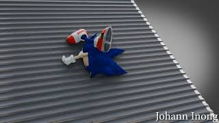 Sonic Ragdoll Simulation