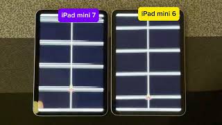 iPad mini 7 vs iPad mini6 Jelly Scrolling Comparison in Slo-mo