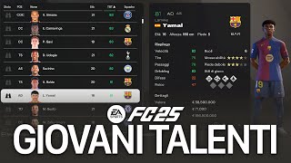 TOP GIOVANI TALENTI SU FC 25 [UFFICIALE] | FC 25 Carriera Allenatore