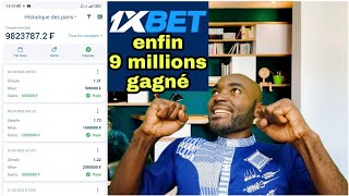 voici comment gagner 9 millions sur 1xbet