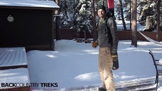 Lightweight Ski Carry For Hike To Terrain And Kids