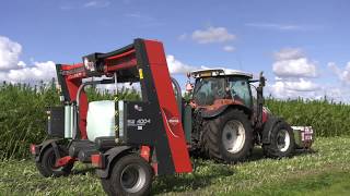 Hennep balen wikkelen | Steyr 4130 profi + Kuhn sw 4004 | O.T.P. Echten in Harich