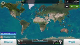 I played the new Plague Inc update because I was bored